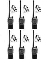 visionrabbit BAOFENG uv8D walkie talkie long range FM radio Led Torch dual band walkie talkie pack of 6pcs BAOFENG uv8d walkie talkie Long Range FM radio Led Torch dual band set of6pcs Walkie Talkie(Black)