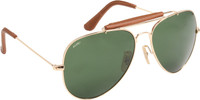 BAJERO Aviator Sunglasses(Green)