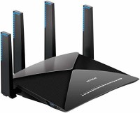 NETGEAR Nighthawk X10 AD7200 802.11ac/ad Quad-Stream WiFi Router, 1.7GHz Quad-core Processor, Plex Media Server, Compatible with Amazon Alexa (R9000) 100 Mbps Router(Black, Single Band)