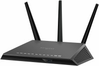 NETGEAR Nighthawk Smart WiFi Router (RS400) - AC2300 Wireless Speed (up to 2300 Mbps) | Up to 2000 sq ft Coverage & 35 Devices | 4 x 1G Ethernet and 2 USB Ports | Includes 3 Years of Armor Security 100 Mbps Router(Black, Single Band)