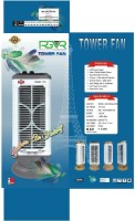 View RGVR INFRA INDIA 10 L Tower Air Cooler(Brown, Tower Fan extra cooling system without need of water)  Price Online