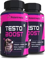 Potentveda Testosterone booster for men Gym supplement 60 capsules(2 x 60 Capsules)