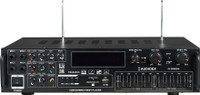 AUDIOEX Stereo Karaoke Amplifier Spectrum Wave Display 10 Band Equaliser Sound Control Analog Sound Mixer
