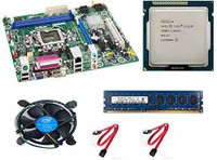 providor DH61CR/ I3 3220/ 4GB Combo Motherboard(Multicolor)