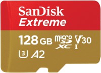 SanDisk Extreme 128 GB MicroSDXC UHS Class 3 160 Mbps  Memory Card
