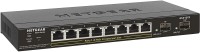 NETGEAR 10-Port Gigabit Ethernet Smart Managed Pro PoE Switch (GS310TP) - with 8 x PoE+ @ 55W, 2 x 1G SFP, Desktop, Fanless Housing for Quiet Operation, S350 Series Network Switch(Black)
