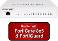 Fortinet FortiGate-80E / FG-80E Next Generation (NGFW) Firewall Appliance Bundle with 1 Year 8x5 Forticare + FortiGuard Network Switch(White)