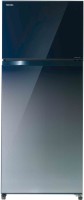 TOSHIBA 541 L Frost Free Double Door 2 Star Refrigerator(Gradation Blue Glass, GR-AG55IN(GG))