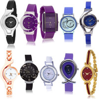 GROOT Brand New Style 10 Watch Combo For Girls And Women - G1-G2-G10-G15-G19-G24-G50-G54-G69-G122 combo watch Analog Watch  - For Women