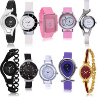 GROOT New Heart 10 Watch Combo For Girls And Women - G1-G6-G11-G14-G20-G24-G50-G54-G68-G122 combo watch Analog Watch  - For Women