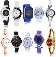 NIKOLA Classical Model 10 Watch Combo For Girls And Women - G1-G6-G11-G13-G23-G24-G50-G54-G69-G122 combo watch Analog Watch  - For Men & Women