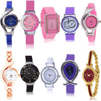 GROOT New Italian Designer 10 Watch Combo For Girls And Women - G2-G3-G9-G14-G21-G24-G50-G54-G69-G122 combo watch Analog Watch - For Women