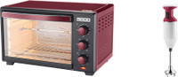 USHA 29-Litre 3629R Oven Toaster Grill (OTG) with Hand Blender(Red)