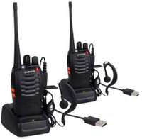SYARA UON_552HBF-888S 2 way long Range Walkie Talkie ( Walkie Talkie(Black)