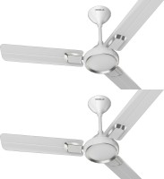 HAVELLS GLAZE 1200 mm 3 Blade Ceiling Fan(WHITE, Pack of 2)