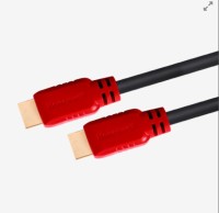 Honeywell HDMI Cable 2 m HC000001/HDM/2M/BLK(Compatible with TV, PC, LAPTOP, PROJECTOR, HDTV, Black, Red, One Cable)