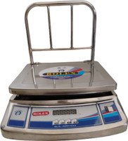 Katevala 70KG Capacity Jumbo 350x400MM Pole Digital Display SS Body Weighing Scale(Silver)