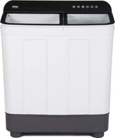 Haier 7 kg Semi Automatic Top Load Washing Machine White, Black(HTW70-178BK)