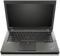 (Refurbished) Lenovo Thinkpad Core i5 5th Gen - (4 GB/500 GB HDD/256 GB SSD/Windows 10 Pro) T450 Laptop(14 inch, Black)