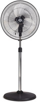 Polar BLUESTERY REVOLVING FAN 450 mm Silent Operation 3 Blade Pedestal Fan(MATT BLACK - SILVER, Pack of 1)
