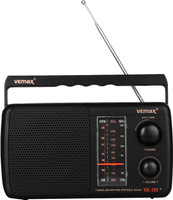 Vemax Melody 3-Band (FM/AM/MW) Portable Radio (Black) FM Radio(Black)