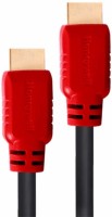 Honeywell HC000006/HDM/10M/BLK 10 m HDMI Cable(Compatible with HDTV: SET TOP BOX, ETC, Black, Red)