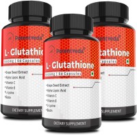 Potentveda L Glutathione Skin Lightening with Vitamin E & C supplement 60 Capsules(3 x 60 Capsules)