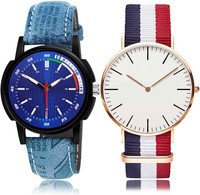 NIKOLA Modern Party Wedding Sports 2 Watch Combo For Boys And Men - BRA23-B50 combo watch Analog Watch - For Men & Women