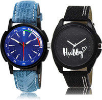 NIKOLA Treading Branded Sports And Hubby 2 Watch Combo For Boys And Men - BRA23-BL46.31 combo watch Analog Watch - For Men & Women