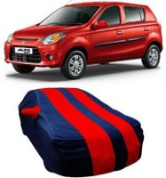 Zikki Car Cover For Maruti Suzuki Alto (With Mirror Pockets)(Red)