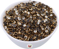 Unobite Kundan Stones for Embroidery, Craft and Jewellery Making(4mm, Round Shape), 25 Grams