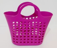 VISHAL ASSOCIATE Plastic Fruit & Vegetable Basket(Pink)