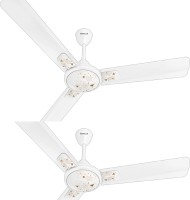 HAVELLS ANTILIA 1200 mm 3 Blade Ceiling Fan(PEARL WHITE COPPER, Pack of 2)