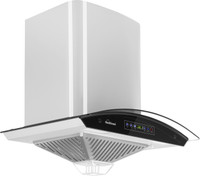 Sunflame REGEL 60 Wall and Ceiling Mounted Chimney(SILVER 1100 CMH)