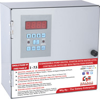 The Galaxy Enterprise 3 Phase Fully Automatic Submerisible Pump Digital Starter With Water Level Controller + Dry Run Protectin + Under Voltage & Over Voltage Protection + Under Current & Over Current Protection + Auto Switch System. ( Load Capacity 1 HP To 7.5 HP ). Wired Sensor Security System