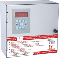 The Galaxy Enterprise 3 HP Single Phase Fully Automatic Submerisible Pump Digital Starter With Water Level Controller + Dry Run Protectin + Under Voltage & Over Voltage Protection + Under Current & Over Current Protection + Auto Switch System. Wired Sensor Security System