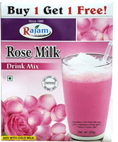 RAJAM Rose Milk Drink Mix 200G Box(2 x 200 g)