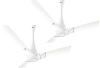 LUMINOUS Propelaire 1200 mm 3 Blade Ceiling Fan(Pristine White, Pack of 2)