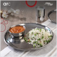 Jindal ARC Pack of 18 Stainless Steel Dinner Set
