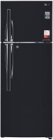 LG 284 L Frost Free Double Door 3 Star Convertible Refrigerator(Ebony Sheen, GL-T302RES3)