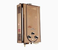 BlowHot 6 L Gas Water Geyser (Automatic LPG Gas Water Heater Geyser, Instant 6 LTR Water Flow, ISI Marked with 1 Year Warranty, Metallic Gold)