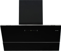 Faber Apex FLHC SC BK 90 Auto Clean Wall Mounted Chimney(Black, Silver 1500 CMH)