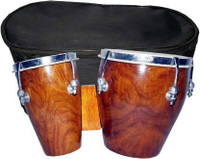 NSR Traders Professional Bongo with Carry Bag 06 Wooden Bongo(17 cm, 10 cm)