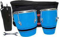 NSR Professional Bongo Drum With Full Tool Kit 017 Wooden Bongo(17 cm, 10 cm)