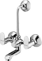 Mapson by Mapson Costa Wall Mixer with (L,Bend) For Kitchen Sink&Basins Fully Brass Body turn fitting&Havy Duty With Wall Flange Faucet Set