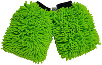 HANSHRATN SALES Microfiber Vehicle Washing Hand Glove(Pack Of 2)
