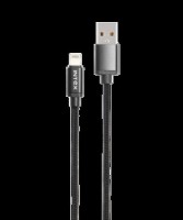 Intex Supreme 3.0i Data and Charging Cable 1 m Power Cord(Compatible with Mobile, Laptop, Tablet, Black, One Cable)