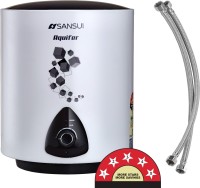 Sansui 15 L Storage Water Geyser with Pipes (SANG01, Sheen White)