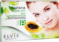 ELVIS BEAUTY EVS Papaya Facial Kit -Anti Pigmentation Kit(5 x 84 g)