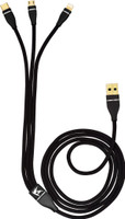 Nitrogen Fast Charging Cable compatible with Android and IOS Device Network Cable 1 m Ethernet Cable (Compatible with Mobiles) 1 m USB Type C Cable(Compatible with Mobile, Black, One Cable)